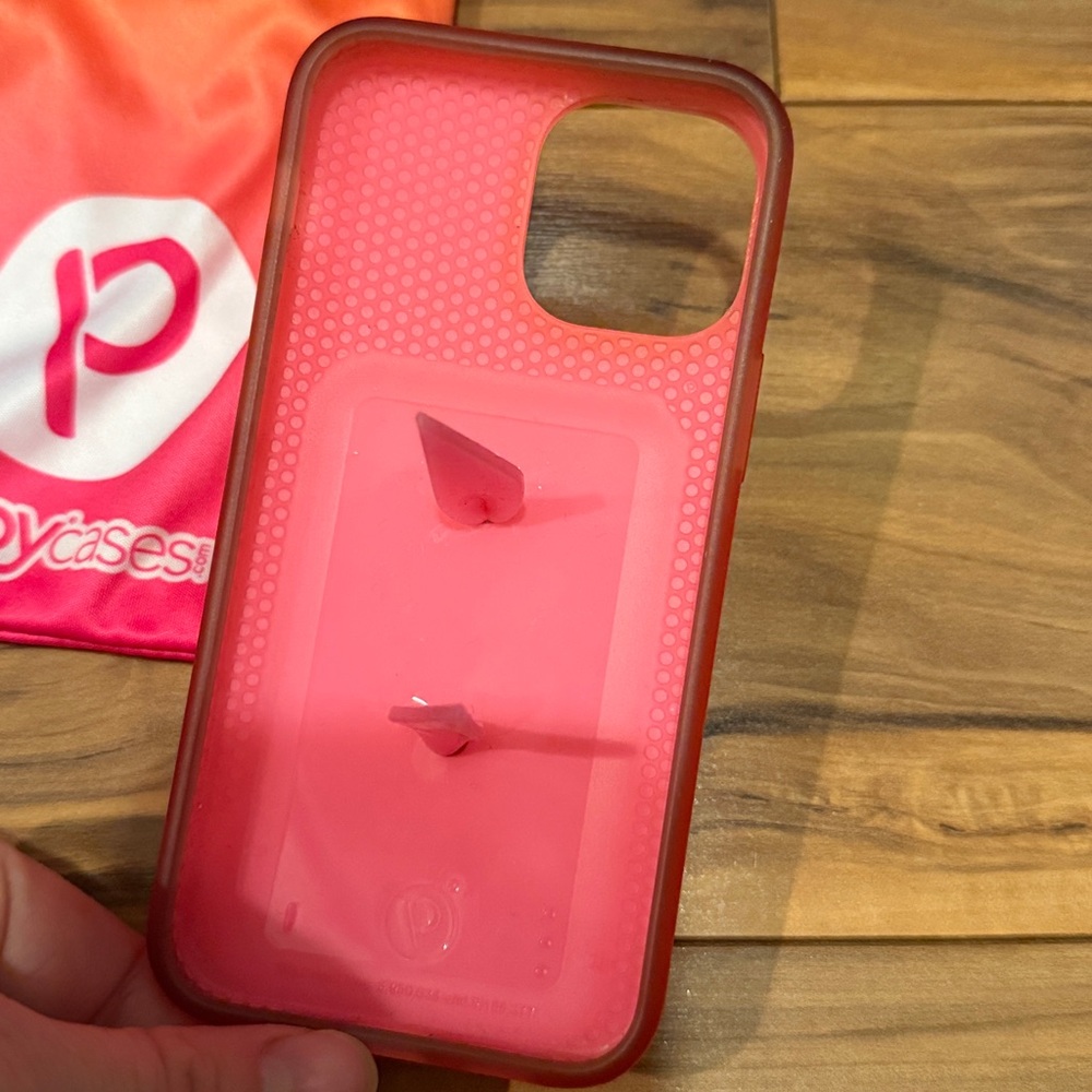 Pink Lemonade Ombré Loppy Case for iPhone 13 mini - Picture 3 of 4